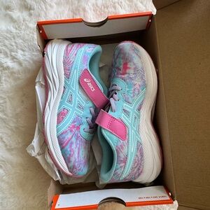 Asics Kids' Pink and Blue Sneakers